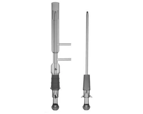 [250-05-A] Demountable Torch with Extra Removable 1.0mm Tip
